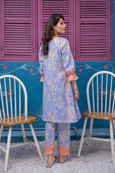 2-Pc Digital Printed Lawn Shirt With Cotton Sahlwar CPM22-99